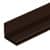 Купить L-профиль Docke фасадный Шоколадный 3050 мм для наружной отделки дома по низкой цене