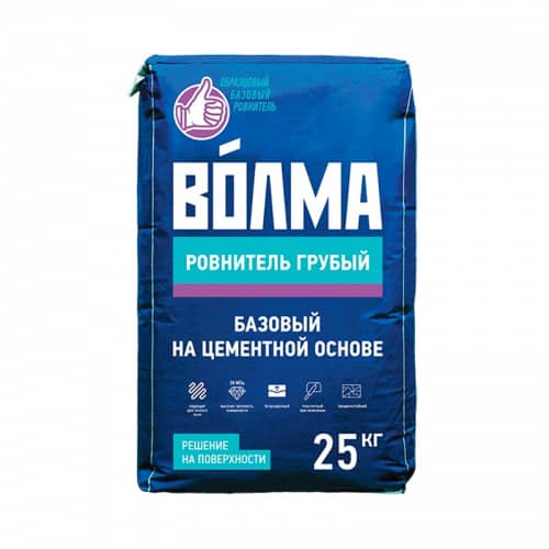 Купить Напольная смесь Волма Ровнитель грубый цементная 25 кг по низкой цене