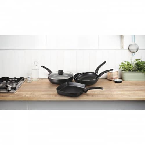 Купить Сковорода-гриль Brabantia Heat Matt Black антипригарная 26х26 см по низкой цене