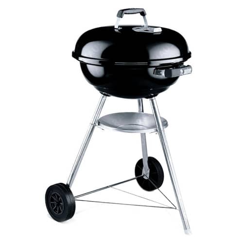 Купить Гриль угольный Weber Compact Kettle 47 см черный по низкой цене