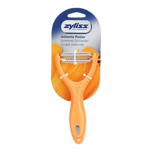 Купить Овощечистка для нарезки соломки Zyliss, цвет оранжевый по низкой цене