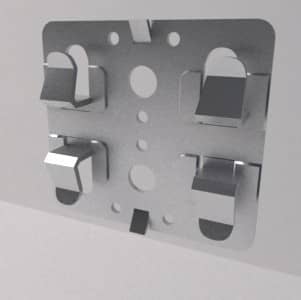 Купить Кляймер Primet ККР рядовой оцинкованный 76х70х10 мм для наружной отделки дома по низкой цене