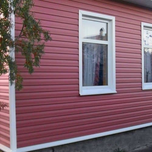 Купить Сайдинг Tecos Ardennes Акрил Корабельный брус, виниловый, бордо, 3660х230 мм для наружной отделки дома по низкой цене