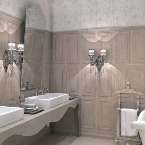 Купить Бордюр Kerama Marazzi BLC001R Абингтон керамический багет обрезной светлый 300х50 мм по низкой цене