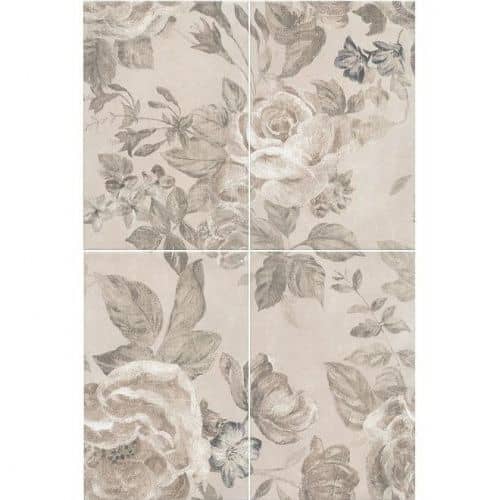 Купить Панно Kerama Marazzi 8271/4x/3F Александрия керамическое светлое 600х400х мм 4 плитки по низкой цене