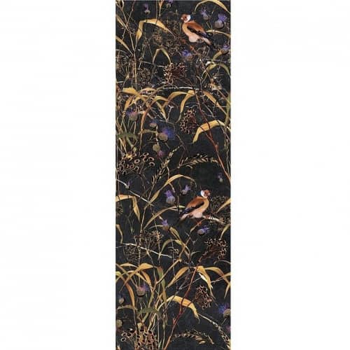 Купить Плитка Kerama Marazzi SST/A01/12000R Астория птицы керамическая обрезная черная 750х250 мм по низкой цене