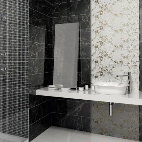 Купить Плитка Kerama Marazzi 12104R Астория керамическая обрезная черная 250х750 мм по низкой цене