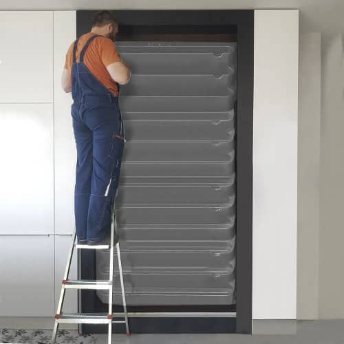 Купить Вертикальный сад BOXSAND 21 открытого типа для вертикального озеленения серый 100х65 см по низкой цене