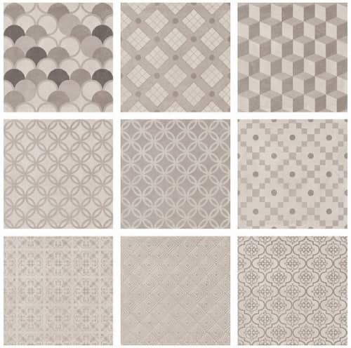 Купить Плитка Kerama Marazzi 1575T Карнаби-стрит керамическая орнамент напольная бежевая 200x200 мм по низкой цене