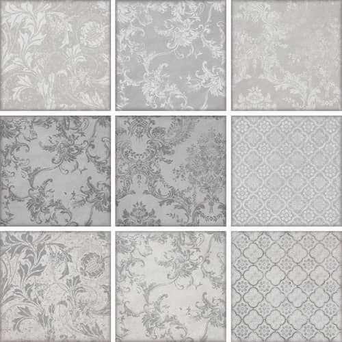 Купить Плитка Kerama Marazzi 1586 Марчиана микс керамическая напольная серая 200х200 мм по низкой цене