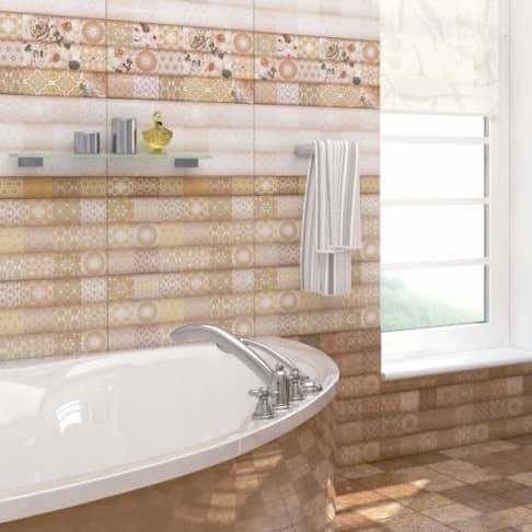 Купить Бордюр Уралкерамика БД58ФР404 Фрейя керамический 500х82 мм по низкой цене