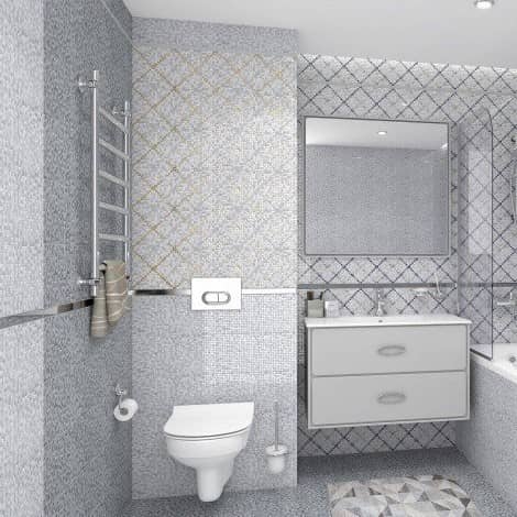 Купить Плитка Ceramica Classic 08-04-06-1370 Arte керамическая серая 400х200 мм по низкой цене