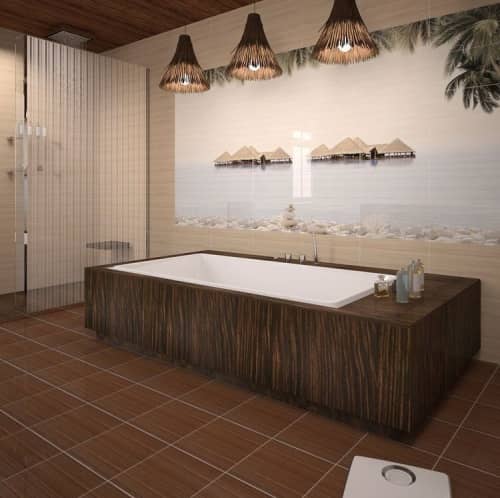 Купить Плитка Уралкерамика ВС9ДМ634 Дель Маре керамическая 500х249 мм по низкой цене