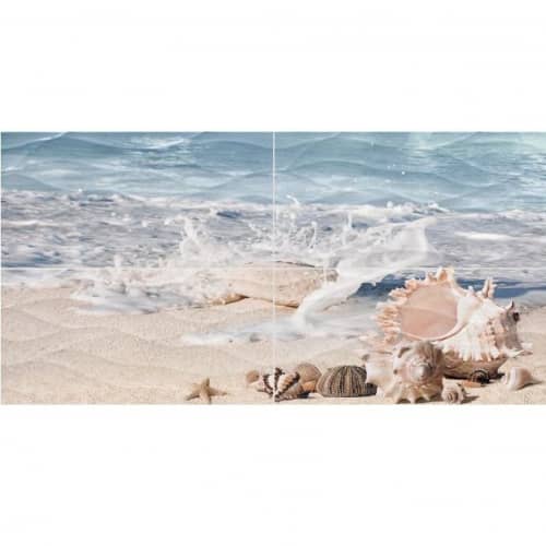 Купить Панно Уралкерамика ПН97 Ривьера керамическое 4 плитки 1000х498 мм по низкой цене