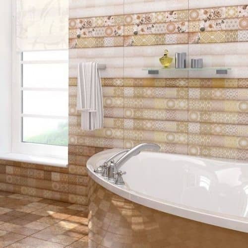 Купить Плитка Уралкерамика ПО9ФР404 Фрейя керамическая коричневая 500х249 мм по низкой цене