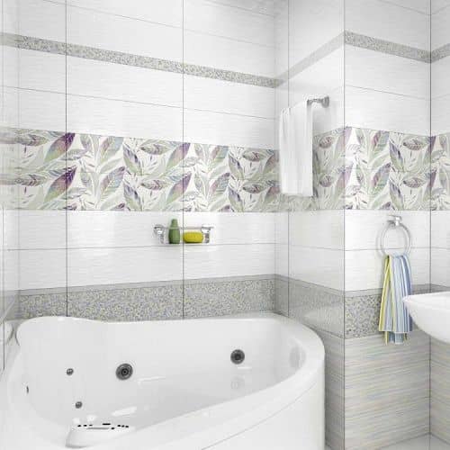 Купить Плитка Уралкерамика ПО11ЭТ000 Этель керамическая светло-серая 600х200 мм по низкой цене