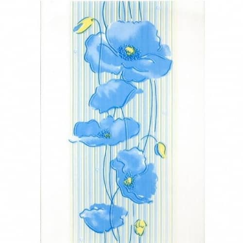 Купить Плитка НЗКМ Альба Маки керамическая лазурная 300x200 мм по низкой цене