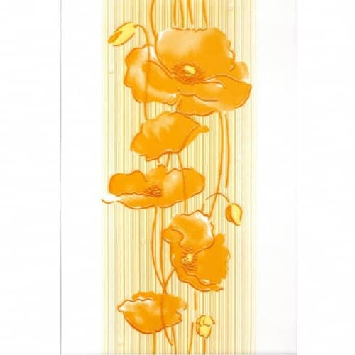 Купить Плитка НЗКМ Альба Маки керамическая солнечная 300x200 мм по низкой цене