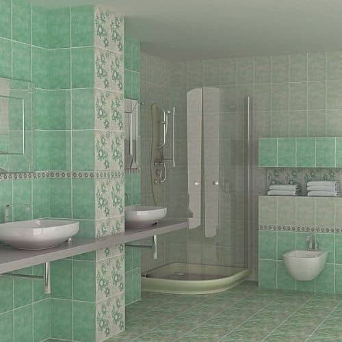 Купить Плитка НЗКМ VLS-G Валентино керамическая светло-зеленая 300x200 мм по низкой цене