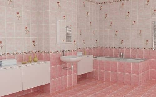 Купить Плитка НЗКМ VLS-P Валентино керамическая светло-розовая 300x200 мм по низкой цене