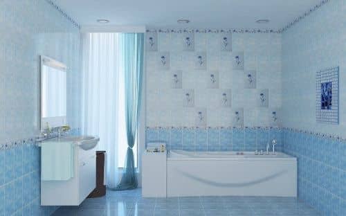 Купить Плитка НЗКМ VLS-В Валентино керамическая светло-голубая 300x200 мм по низкой цене