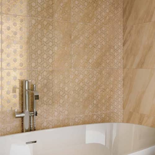 Купить Плитка Atlas Concorde Supernova Marble Elegant Honey Hexagon керамическая 570х315 мм по низкой цене