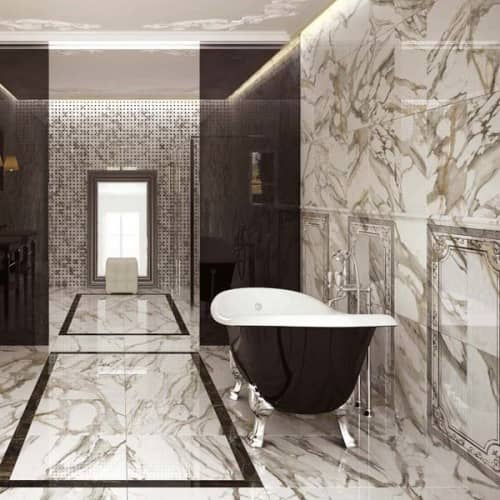 Купить Панно Atlas Concorde Supernova Marble Calacatta Gold Boiserie C4 керамическое для стены 1140х630 мм по низкой цене