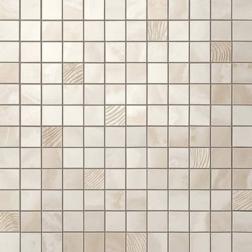 Купить Мозаика Atlas Concorde Supernova Onyx Pure White керамическая по низкой цене