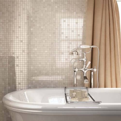 Купить Мозаика Atlas Concorde Supernova Onyx Pure White керамическая по низкой цене