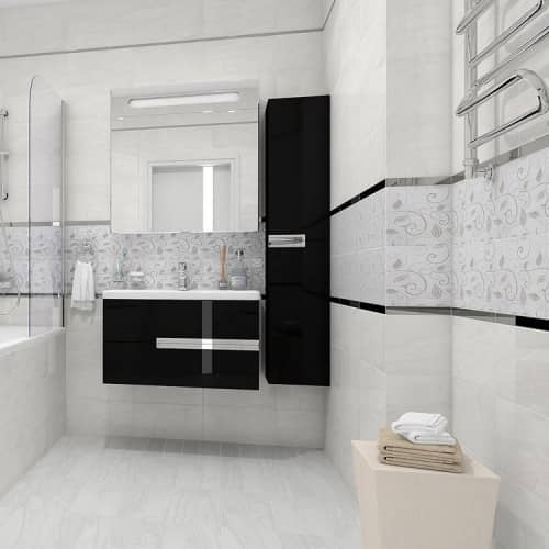 Купить Плитка Ceramica Classic 08-00-00-1368 Frame керамическая белая 400х200 мм по низкой цене