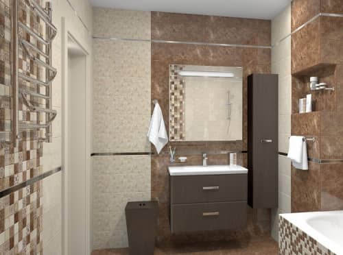 Купить Плитка Ceramica Classic 17-30-11-486 Libra керамическая мозаика коричневая 600х200 мм по низкой цене