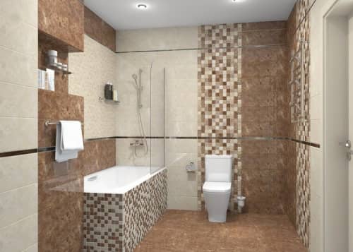 Купить Плитка Ceramica Classic 17-30-11-486 Libra керамическая мозаика коричневая 600х200 мм по низкой цене