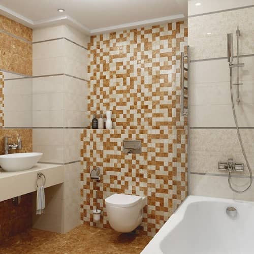 Купить Плитка Ceramica Classic 17-30-35-486 Libra керамическая мозаика оранжевая 600х200 мм по низкой цене
