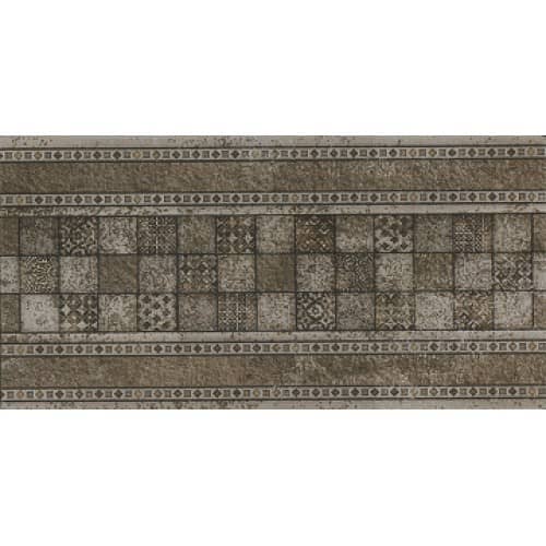 Купить Подступенок SDS Keramik Bremen Stellstufe mit Dekor Dunkelbraun клинкерный 310х155 мм по низкой цене