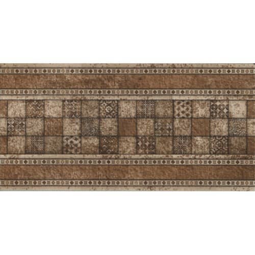 Купить Подступенок SDS Keramik Bremen Stellstufe mit Dekor Rotbraun клинкерный 310х155 мм по низкой цене