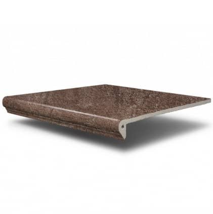 Купить Ступень SDS Keramik Bremen Florentiner-Stufe Dunkelbraun фронтальная клинкерная 320х310 мм по низкой цене