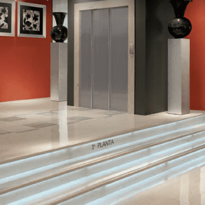 Купить Керамогранит Venatto Pulido Gris Oceano глянцевый 400х400 мм по низкой цене