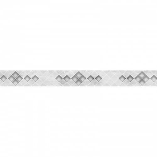 Купить Бордюр Ceramica Classic 58-03-06-616 Мармара Паттерн керамический серый 600х50 мм по низкой цене