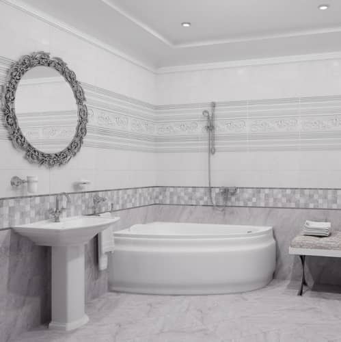 Купить Плитка Ceramica Classic 17-00-06-616 Мармара керамическая серая 600х200 мм по низкой цене