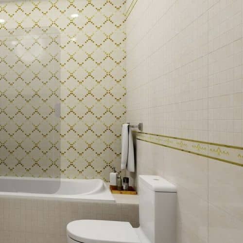 Купить Бордюр Ceramica Classic 58-03-11-616 Петра Паттерн керамический бежевый 600х50 мм по низкой цене