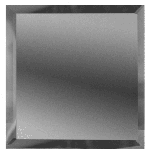 Купить Плитка ДСТ КЗГ1-02 зеркальная квадратная с фацетом 10 мм графитовая 200х200 мм по низкой цене