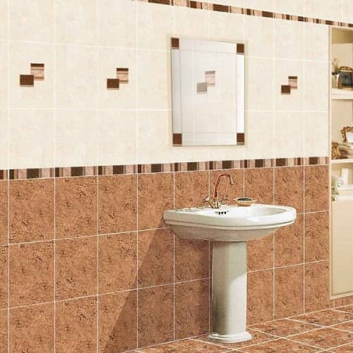 Купить Плитка Пиастрелла Пальмира 6С керамическая светло-бежевая 300х200 мм по низкой цене