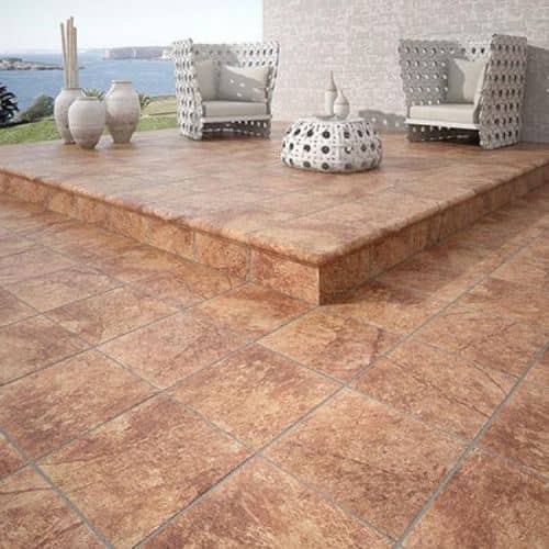 Купить Плитка Gres de Aragon Jasper Marron клинкерная базовая 330х330 мм по низкой цене