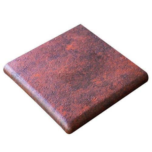 Купить Ступень Gres de Aragon Jasper Esquina Rojo клинкерная угловая 330х330 мм по низкой цене