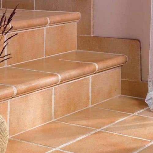 Купить Ступень Gres de Aragon Natural Esquina Natural клинкерная угловая 330х330 мм по низкой цене