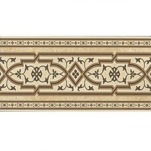 Купить Подступенок SDS Keramik Koblenz Stellstufe mit Dekor Hellbeige клинкерный 310х155 мм по низкой цене