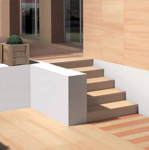 Купить Подступенок Venatto Texture Tabica Lappato Creta из керамогранита 1600х150 мм по низкой цене