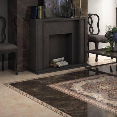 Купить Керамогранит Kerama Marazzi Мраморный дворец HGD\A176\SG1550L Ковер центр лаппатированный 402х402 мм по низкой цене