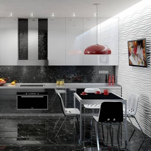 Купить Керамогранит Grasaro Classic Marble GT-272/gr глянцевый черный 400х400 мм по низкой цене