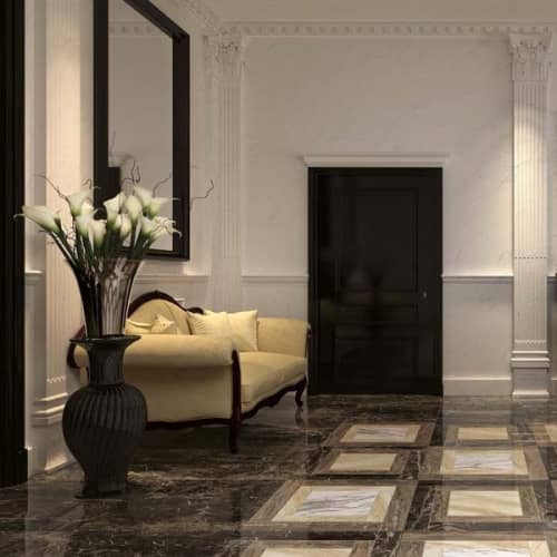 Купить Керамогранит Atlas Concorde Supernova Marble Cassettone Calacatta Gold Lappato 590х590 мм по низкой цене